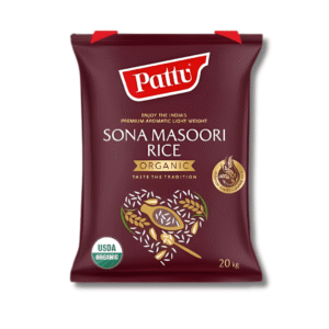 Pattu Sona Masoori Rice Organic 20Kg