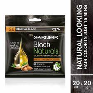 Garnier Natural Black Hair Col 20g+20Ml