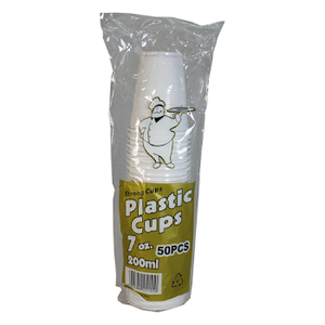 Plastic Cups 200ml 50N (JMD-424)