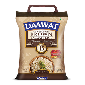 Daawat Brown Basmati Rice Jar 5Kg