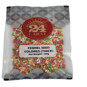 24C Fennel Seed Thick(Coloured) 100g