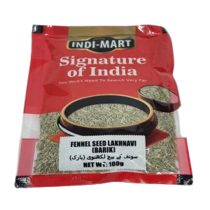 Indi-Mart Lakhnavi Fennel Seeds 100g