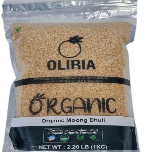 Oliria Organic Moong Dhuli 1Kg