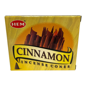 Hem Incense Cone Cinnamon 10Pc