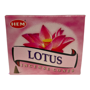 Hem Incense Cone Lotus 10Pc