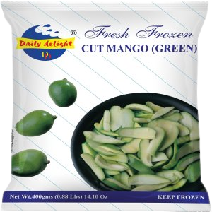 D Delight Fr Cut Mango Green 400g