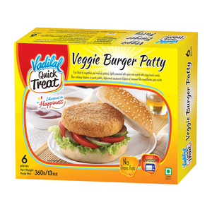 Vadilal Potato Veggie Burger Patty 400g