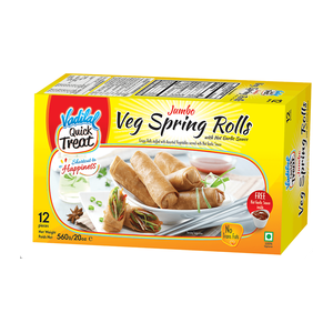 Vadilal Roll Veg Spring s 12Pc 560g