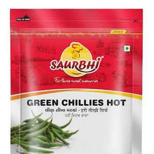 Saurbhi Green Chillies Normal 312g