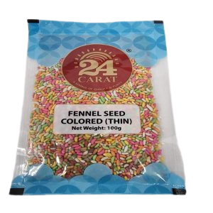 24C Fennel Seed Coloured (Thin) 100g