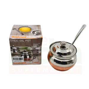 S Steel Ghee Pot No.3