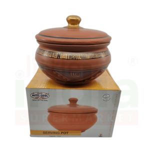 MC Clay Serving Pot (Golden Border) 2.0L
