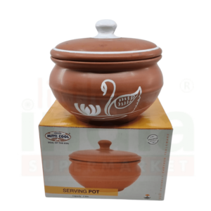 MC Clay Serving Pot (White Swan) 2.0Ltr