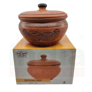 MC Clay Serving Pot (Drum) 3Ltr