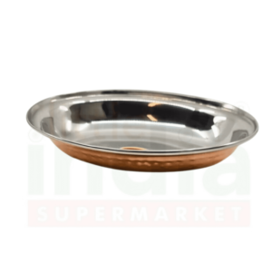 Copper Steel Oval Dish Bowl No.2