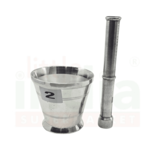 Aluminium Mortar &Pastle(Khayni Parai)2