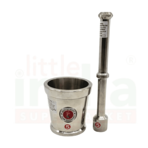 S S Mortar &Pastle(Khayni Parai)5 inch