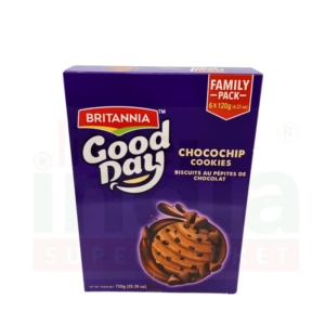 Britannia G/Day Chocochip Cookie 120gx6
