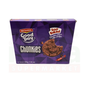 Britannia GoodDay Dbl Choc Chunkies 224g
