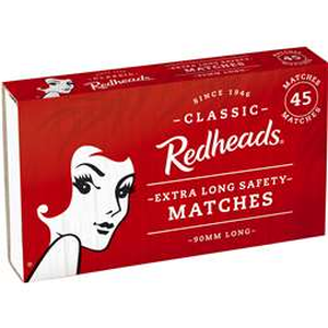 Redheads Saftey Matches (45 Sticks)