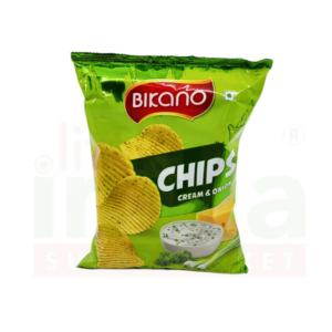 !Bikano Cream & Onion Chips 60g