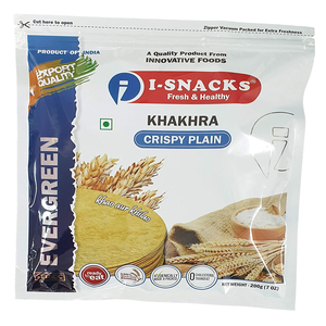 I-Snacks Khakhra (Crispy Plain) 200g