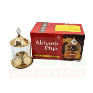 Akhand Diya with Glass Chimney(BTH-014)2