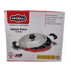 Natraj Appam Patra 12 Bowls with Lid